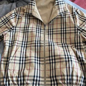 Burberry Reversible Nova Check Windbreaker Jacket